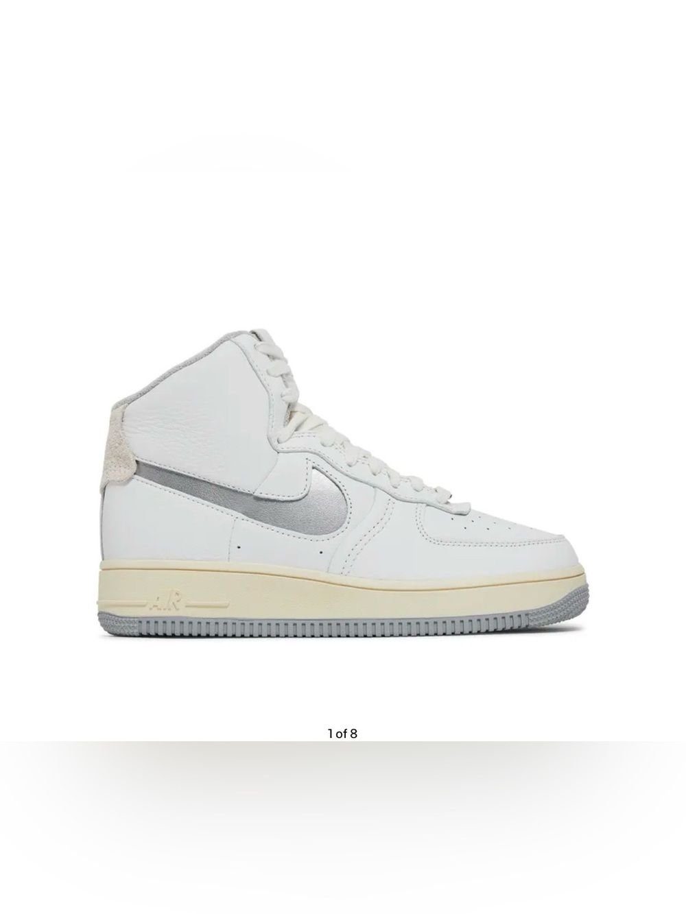Nike Wmns Air Force 1 High Sculpt 'White Light Smoke Grey'